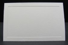 Place Card Panel Border, White