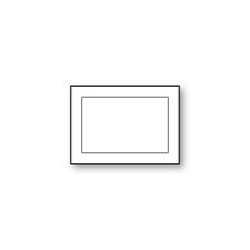 Panel Flat Card, White, A-1, 100lb