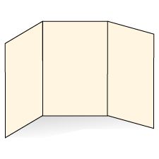 Plain 3-Fold, Antique-White, A-8, Silk, 80lb
