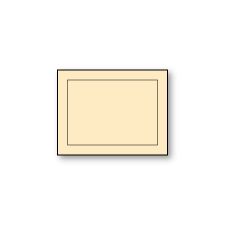 Panel Flat Card, Sand-Ecru, A-2, 100lb