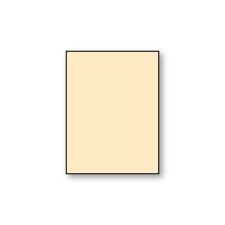 Plain Flat Card, Sand-Ecru, A-6, 100lb