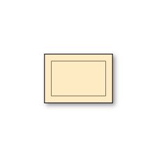 Panel Flat Card, Sand-Ecru, A-1, 100lb