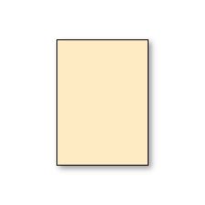 Plain Flat Card, Sand-Ecru, A-7, 100lb