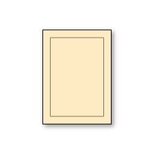 Panel Flat Card, Sand-Ecru, A-7, 100lb