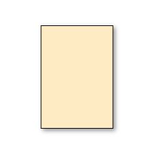 Plain Flat Card, Sand-Ecru, Jumbo, 100lb