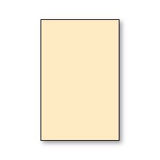 Plain Flat Card, Sand-Ecru, A-9 (princess), 100lb
