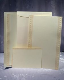 Smoke Rule Design Flat Card, Sand-Ecru, A-10, 100lb
