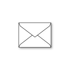 Envelope, Ultra-White, Reply, Cypress
