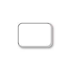 Round & Silvered Edge Flat Card, Ultra-White, Reply, Cypress, 260lb