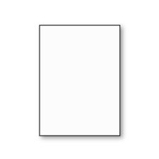 Plain Flat Card, Polar-White, Gallant, Impressa, 260lb