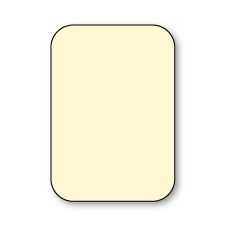 Round Edge Flat Card, Nature-White, Majestic, Cypress, 130lb