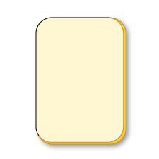 Round & Gilded Edge Flat Card, Nature-White, Majestic, Cypress, 260lb