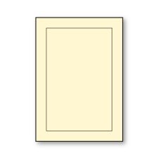 Panel Flat Card, Nature-White, Majestic, Cypress, 130lb