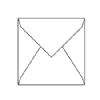 Envelope, Ultra-White, Square-7, Cypress