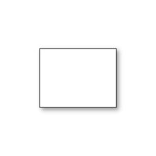 Plain Flat Card, White, A-2, Silk, 80lb