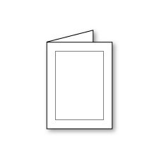 Panel Foldover, White, A-6, 55lb