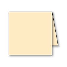 Plain Foldover, Sand-Ecru, Square-7, 80lb