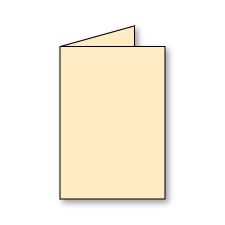 Plain Foldover, Sand-Ecru, A-8, Felt, 80lb