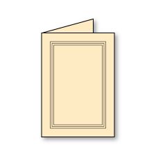 3-D Panel Foldover, Sand-Ecru, A-8, 80lb
