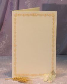 Grape Vine Foldover, Antique-White, A-9 (princess), Linen