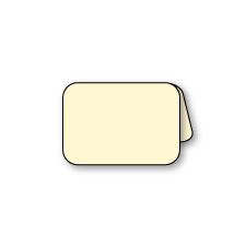 Round Edge Foldover, Nature-White, Reply, Cypress, 90lb