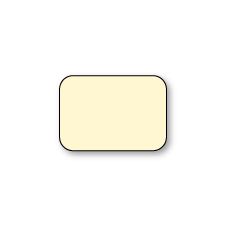 Round Edge Flat Card, Soft-White, Reply, Impressa, 130lb