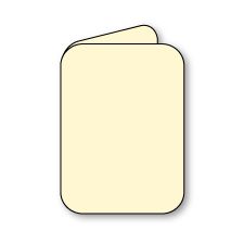 Round Edge Foldover, Nature-White, Gallant, Cypress, 90lb
