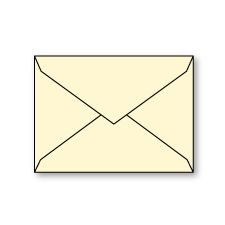 Envelope, Soft-White, Gallant, Impressa