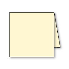 Plain Foldover, Nature-White, Square-7, Cypress, 90lb