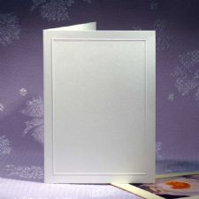 White Photo Mount Card