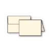 Plain Foldover, Antique-White, A-1, Linen, 80lb, +Envelope