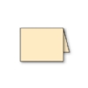 Plain Foldover, Sand-Ecru, A-2, 80lb