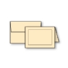 Panel Foldover, Sand-Ecru, A-1, 55lb, +Envelope