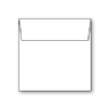 Envelope, White, Square-7, Linen