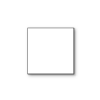 Plain Flat Card, Ultra-White, Square-5, Cypress, 130lb