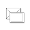 Panel Flat Card, Ultra-White, Reply, Cypress, 130lb, +Envelope
