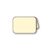 Round Edge Foldover, Nature-White, Reply, Cypress, 90lb