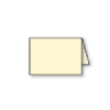 Plain Foldover, Nature-White, Reply, Cypress, 90lb