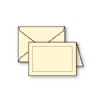 Panel Foldover, Nature-White, Reply, Cypress, 90lb, +Envelope